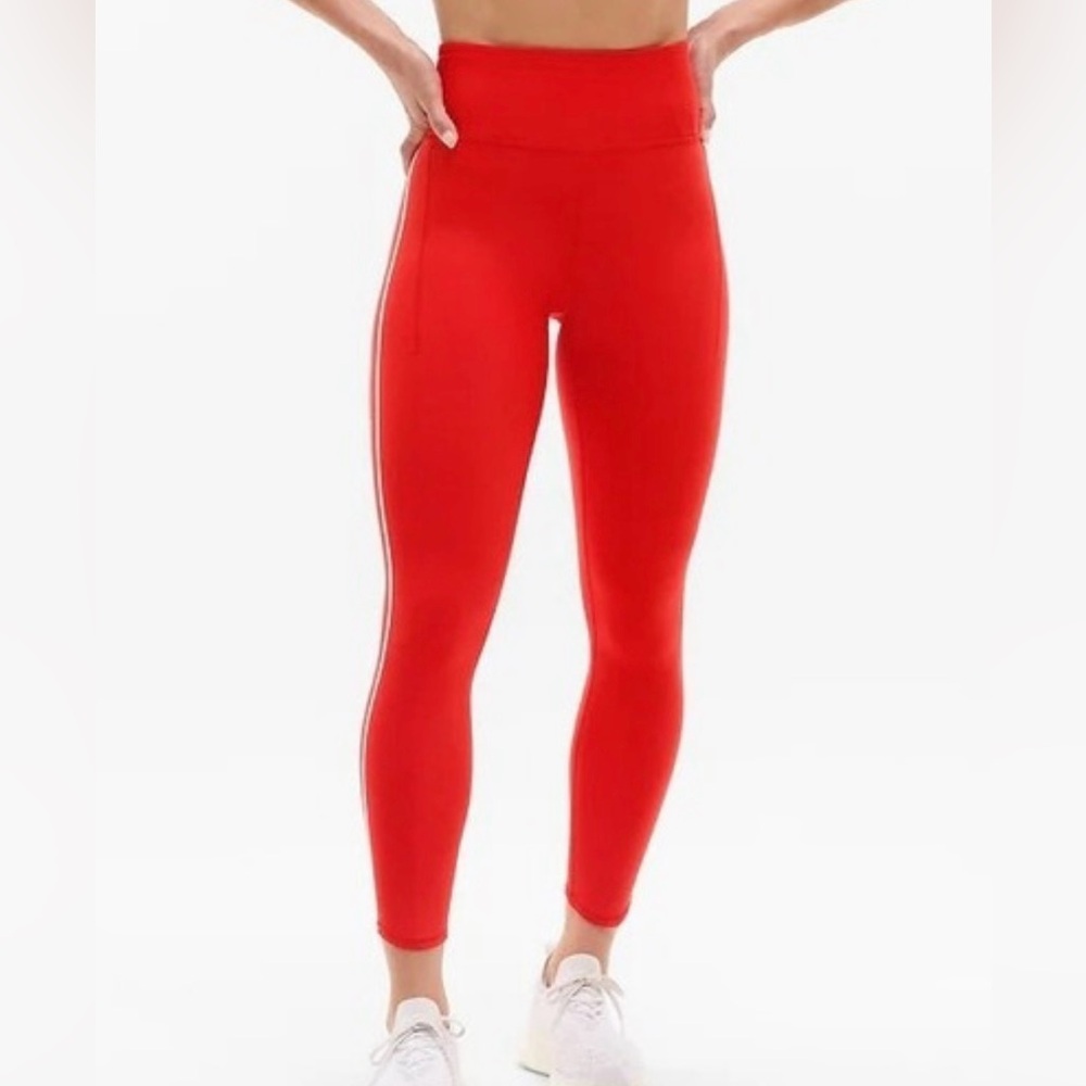 Athleta Red Leggings